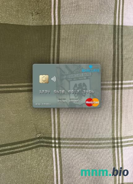 Monaco Barclays bank PLC wygląd zdjęcia mastercard skan PSD + zdjęcie